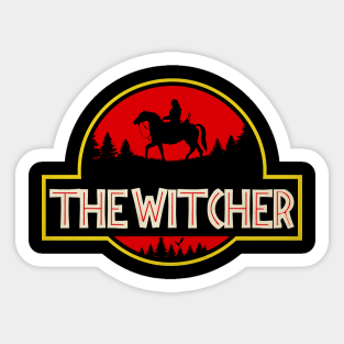 Jurassic Witcher Sticker